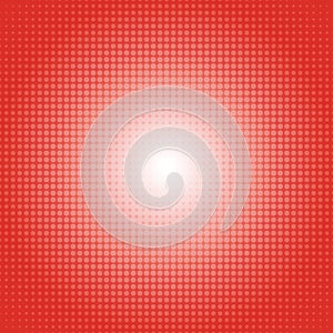 Vector dot gradient red halftone pattern abstract background concept