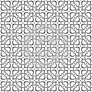 Vector dots repeated pattern design