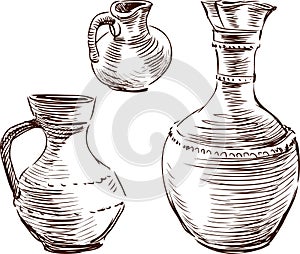 Greek jugs photo