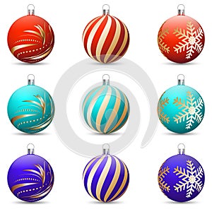 Vector drawing. Festives Christmas decorations. Christmas concept photo