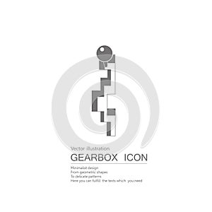 Vector drawn gearbox.