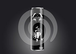 Vector drink can photo