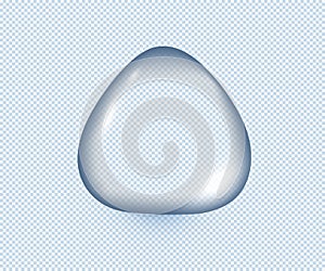 Vector drop water 3d realistic style