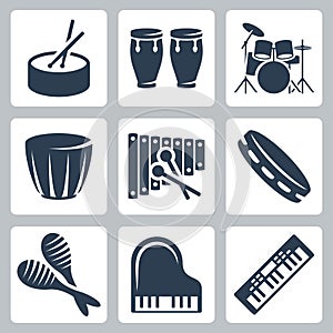 Vector drums and keyboards