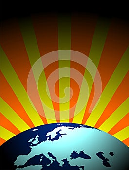 Vector earth illustration