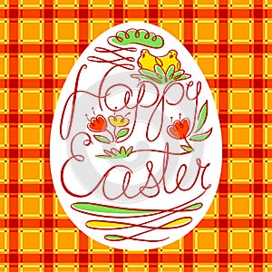 Vector Easter card