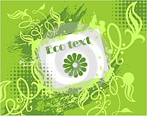 Vector eco design card