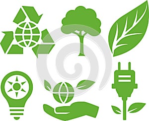 Vector Ecological Icons