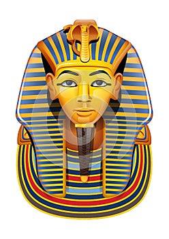 Vector Egypt Pharaon mask