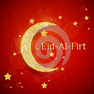 Vector Eid Al Firt background