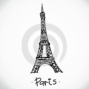 Vector Eiffel tower