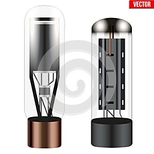 Vector Electronic vacuum tube