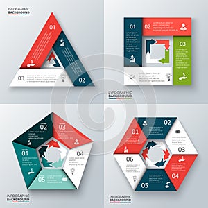 Vector elements for infographic.