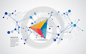 Vector elements for infographic. Design banner template