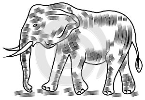 Vector elephant