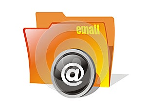 Vector email folder