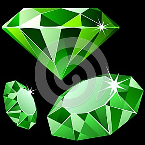 Vector emerald.