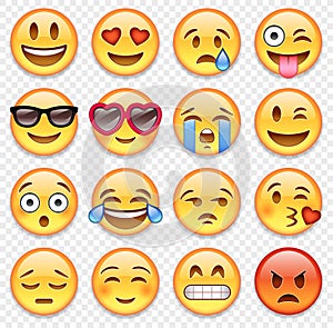 Vector emoticons collection