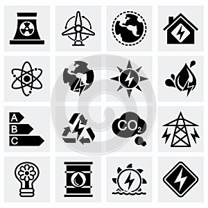 Vector Energetics icon set