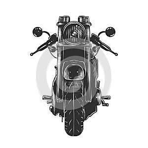 Vector engraved style illustration for posters, decoration