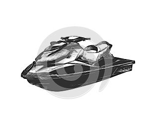 Vector engraved style illustration for posters, decoration