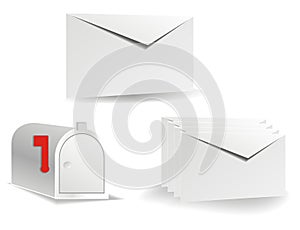 Vector envelopes and post mail