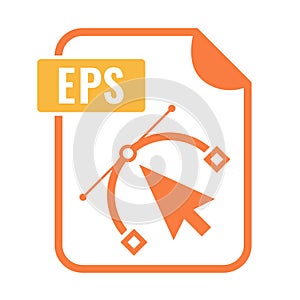 Vector Eps file format vector icon