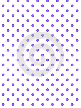 Vector Eps8 White Background with Purple Polka Dot photo