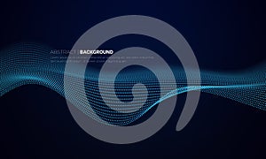 Abstract Dot Wave Vector Background