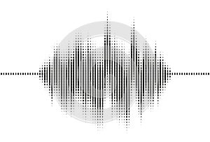 Vector Equalizer Sound Wave photo