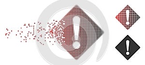 Damaged Pixel Halftone Error Icon