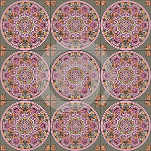 Vector ethnic hand drawn seamless pattern