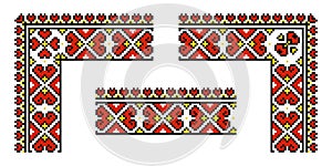 Vector ethnic Ukrainian pattern