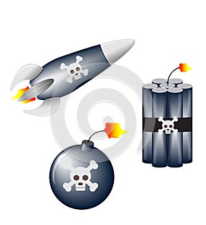 Vector explosive set