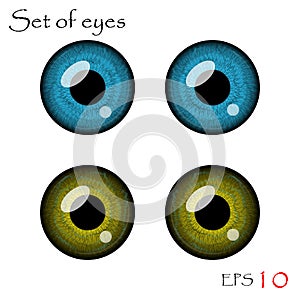Vector eyes collection