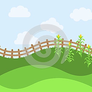 Vector Farm Themed Background