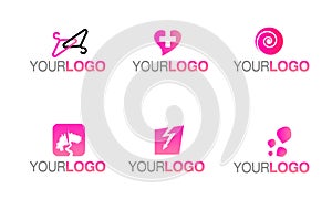 Vector fashion clothing logo