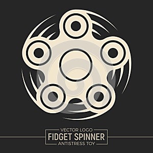 Vector Fidget Spinner Logo