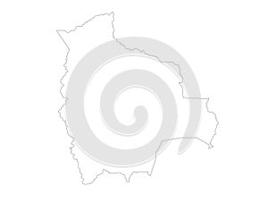 Bolivia map - Plurinational State of Bolivia photo