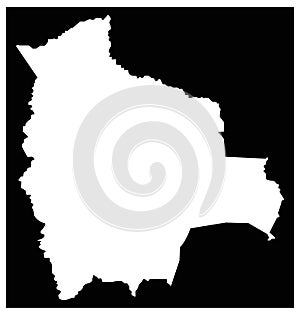 Bolivia map - Plurinational State of Bolivia photo