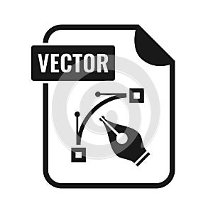 Vector file format web icon