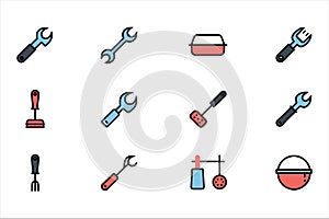 Vector file icon or symbol representing graphic data format for scalable digital designs