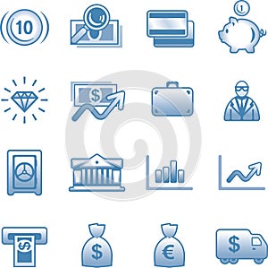 Vector Finance, Banking Icon Set