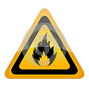 Vector fire sign photo
