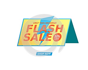 Vector of Flash Sale Design Template