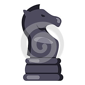 Vector Flat Chess Knight Icon