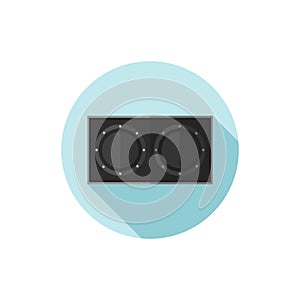 Vector flat design Subwoofer reproductor photo
