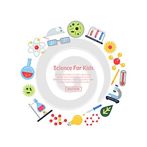 Vector flat style elements circle