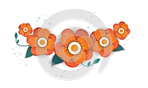 Vector floral bouquet design