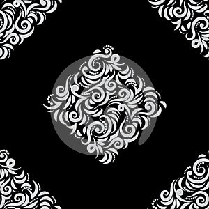 Floral 3d Seamless Pattern Background